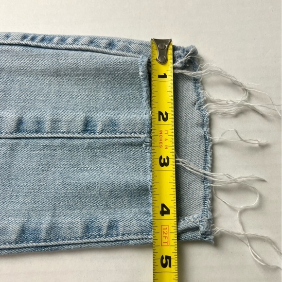 AG Denim The Farrah Skinny Ankle High Rise Destroyed Hem 26R BW19188 - Picture 12 of 15